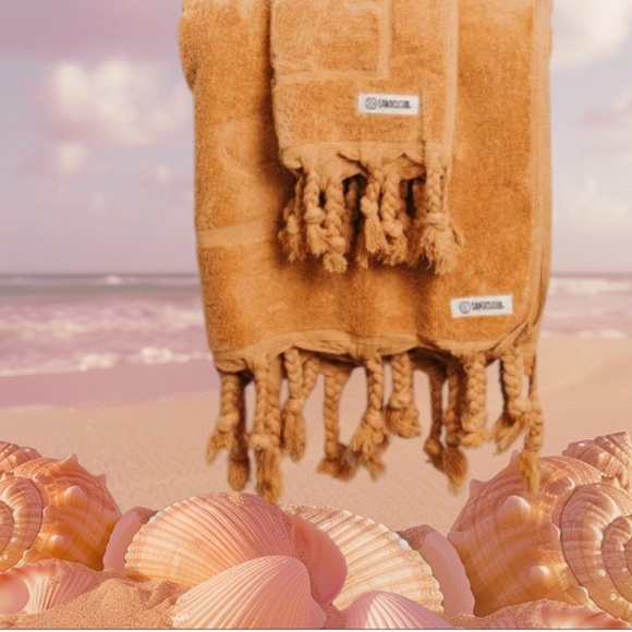 SAND CLOUD 100% TURKISH ORGANIC COTTON GELLERT BATH BUNDLE - Picture 2 of 14